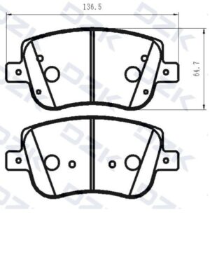 HAVAL Jolion 4x4/2WD 2024. Передние КЕРАМИЧЕСКИЕ тормозные колодки. 3501115XGW02A - Миниатюра 1