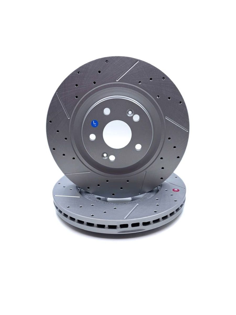 ARRIZO 8 (до 2024). Передние перфорированные тормозные диски DZK21908. 204000944AA - Фото 1