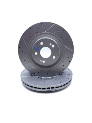 ARRIZO 8 (до 2025). Передние перфорированные тормозные диски и керамических колодок DZK (комплект). 204000944AA/M1E-3501080 - Миниатюра 1