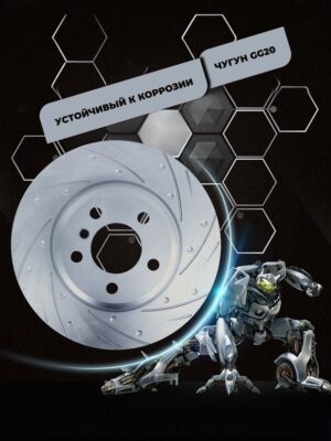 ARRIZO 8 (до 2025). Передние перфорированные тормозные диски и керамических колодок DZK (комплект). 204000944AA/M1E-3501080 - Миниатюра 1