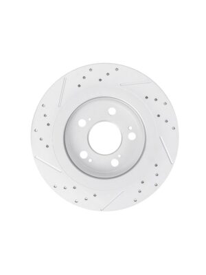 Chery ARRIZO 8 (до 2024). Задние слотированные/перфорированные тормозные диски DZK11908. 204001723AA - Миниатюра 1