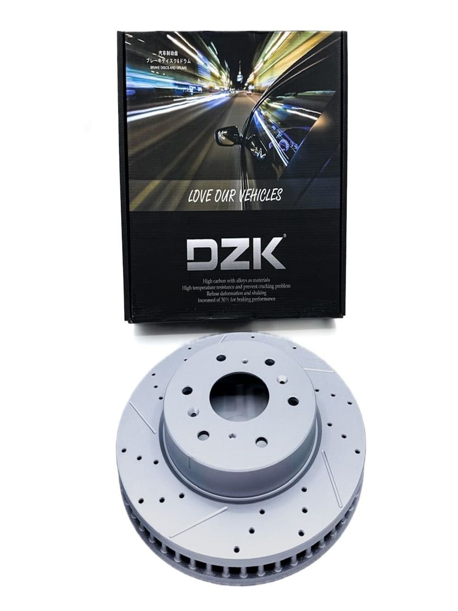 CHERY TENET T8. Передние вентилируемые тормозные диски DZK. 204004448AA - Миниатюра 1