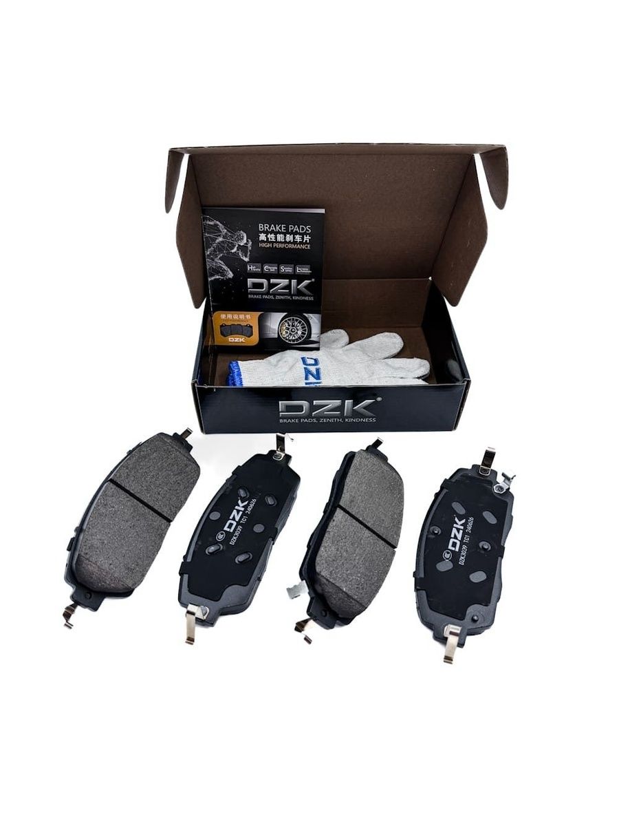 HAVAL DARGO 2WD/H6 2WD. Передние КЕРАМИЧЕСКИЕ тормозные колодки DZK. 3501151AGW01A/3501171XGW01A - Миниатюра 1